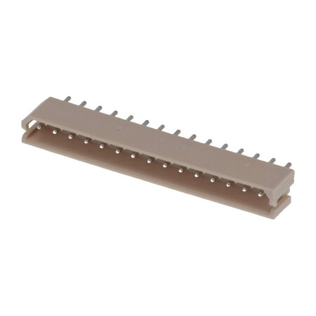 Molex Board Connector, 15 Contact(S), 1 Row(S), Male, Straight, 0.098 Inch Pitch, Solder Terminal,  22035155